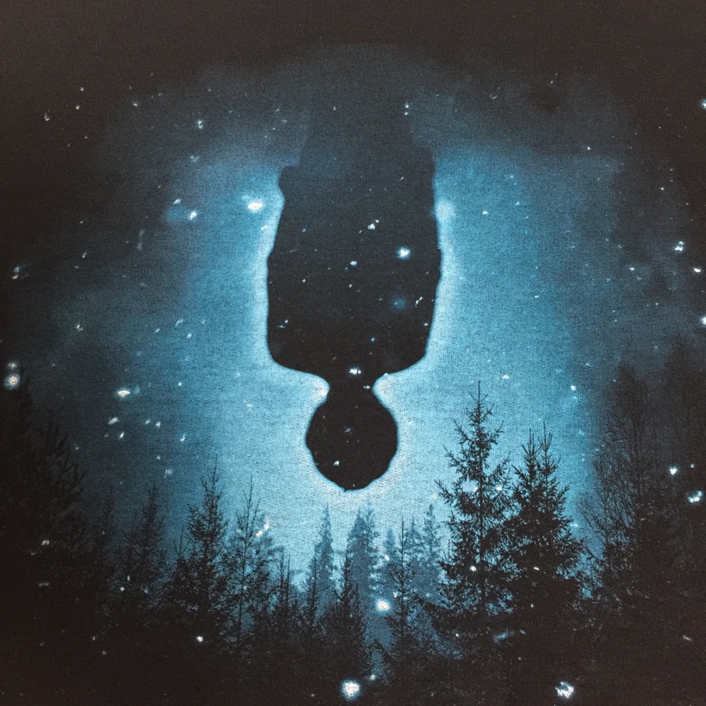 STRANGER THINGS Black Sweatshirt! Long-sleeved.
